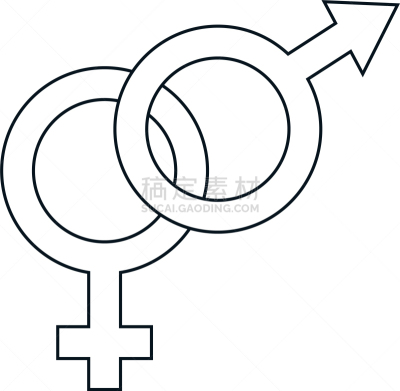 男性,女性标志,男人,男孩,女人,女孩,形状,轮廓,女性特质,图像