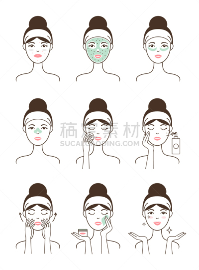 全部,舞台,女性,做计划,时装模特,润肤露,自然,人,美容