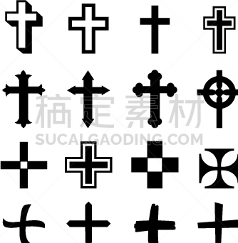 黑色,动机,计算机图标,十字架,白色背景,分离着色,白色,坟墓,东正教