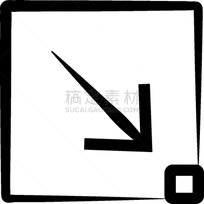 分离着色,光标,白色背景,白色,黑色,开着的,概念,收集,下降,探索
