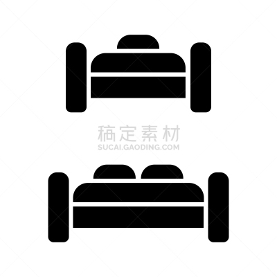 酒店,住宅房间,对称,计算机图标,一个人,就寝时间,床,汽车旅馆,床上用品,品牌名称