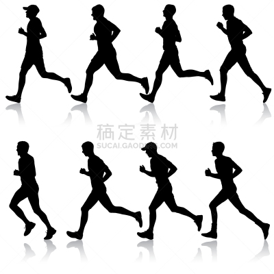 短跑,男人,通道地毯,专业人员,运动,慢跑,迅速,布置,行动