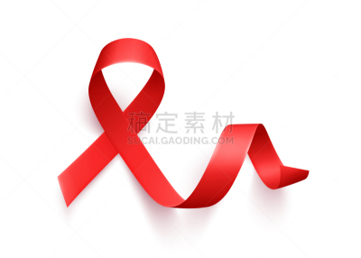 艾滋病警示丝带,世界艾滋病日,一个物体,符号,白昼,健康保健,红色,人,写实,生病