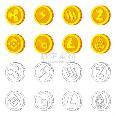 标志,分离着色,银行业,商务,波纹,部分,设计,收集
