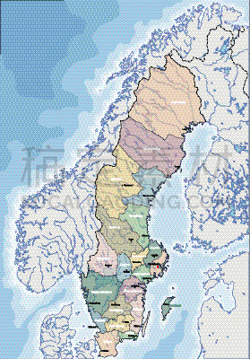 瑞典,欧洲,大头菜,国内著名景点,欧洲北部,边界,大洲,波的尼亚海湾