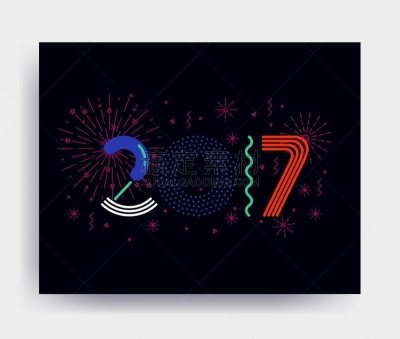 新年前夕,式样,几何形状,黑色,图像,矢量,彩色图片,Neopolitan獒,构图