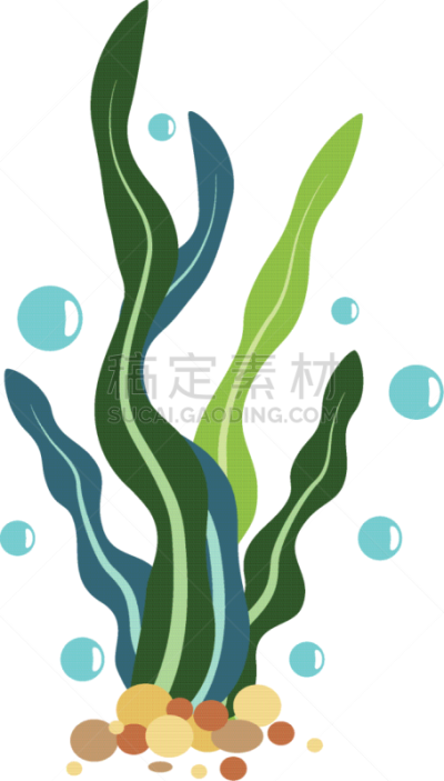 seaweed logo template icon