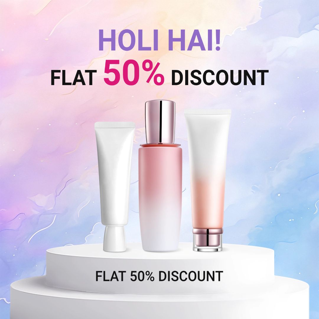 Holi Festival Beauty Skincare Product Sales Instagram Post Image