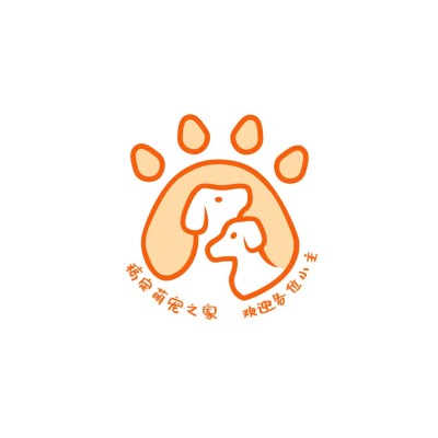 宠物行业线条拟物LOGO