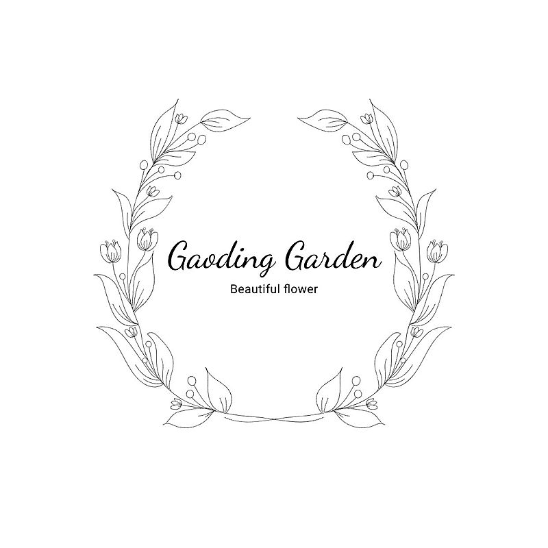 简约插画花艺园艺LOGO