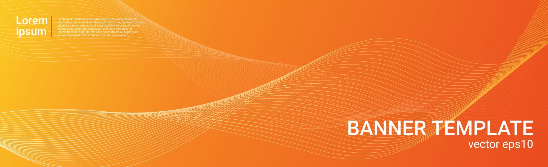 简约渐变现代感宣传banner