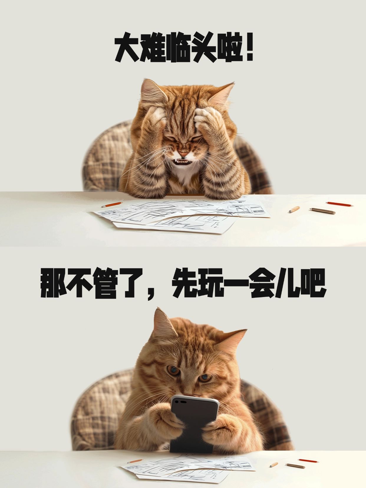 爆款趣味梗图小红书封面aigc