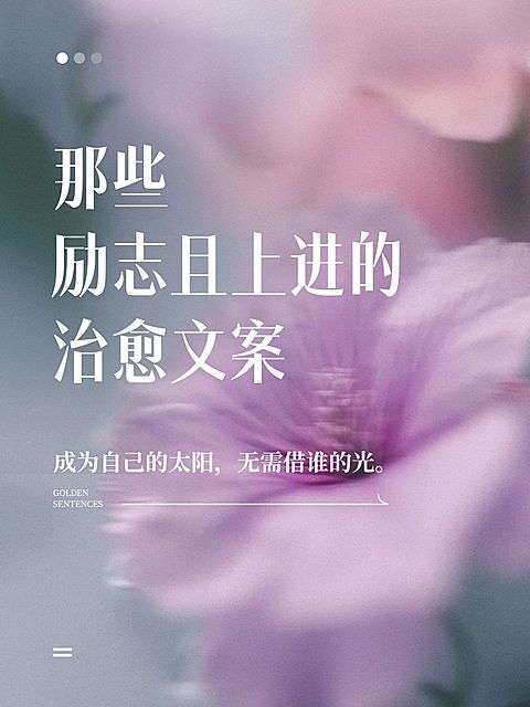 情感文案语录实景小红书封面aigc