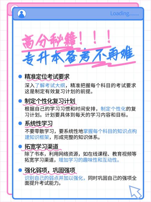 教育专升本攻略指南小红书配图预览效果