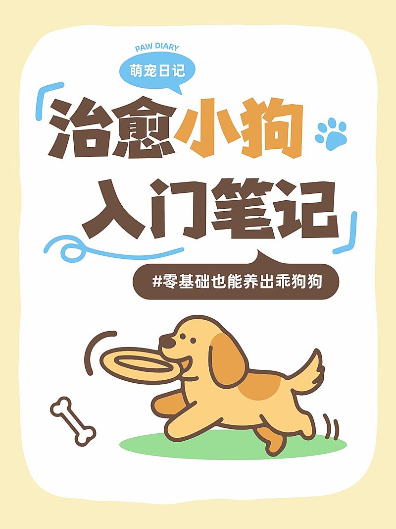 养宠日常分享养宠攻略分享大字小红书封面
