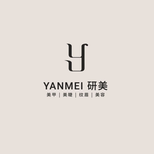 美业单字母LOGO预览效果
