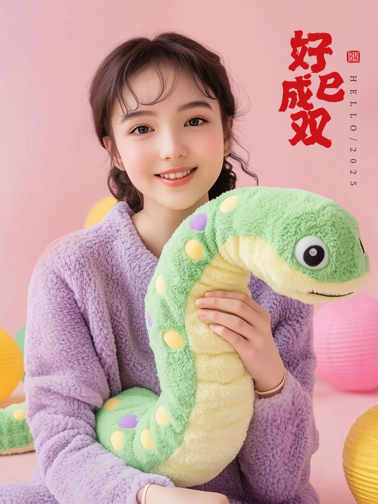 春节新年晒照小红书封面aigc