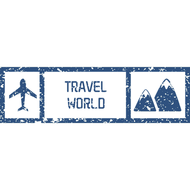 小红书旅游出行手帐风邮票样式标记文字预览效果