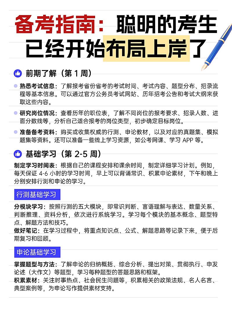 教育科普攻略备考小红书配图