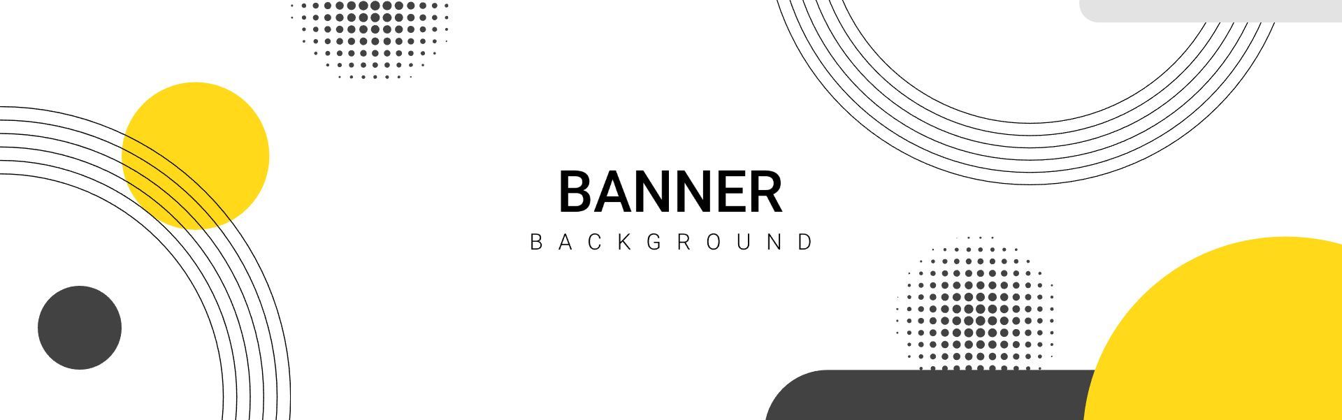 几何图形简约网站平台横版海报banner