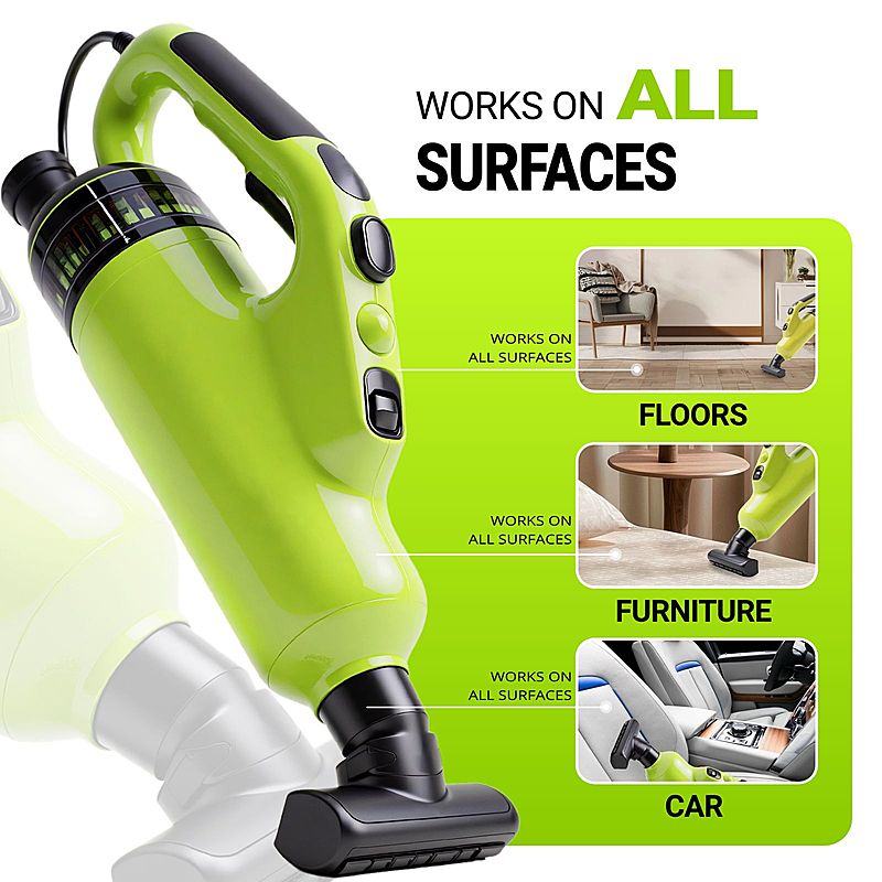 亚马逊商品主图绿色吸尘器数码家电AIGC