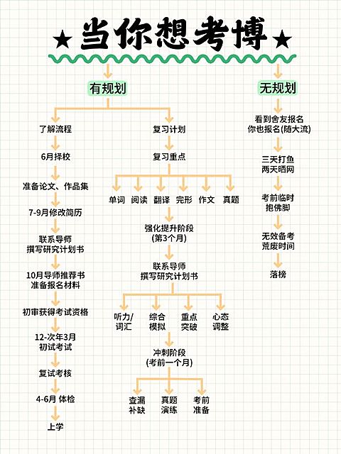 教育考博科普攻略决策树小红书配图