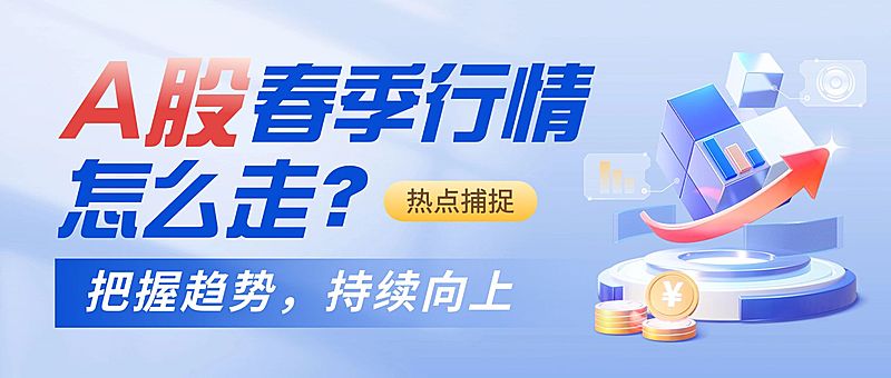 基金证券股市A股春季行情走势公众号首图