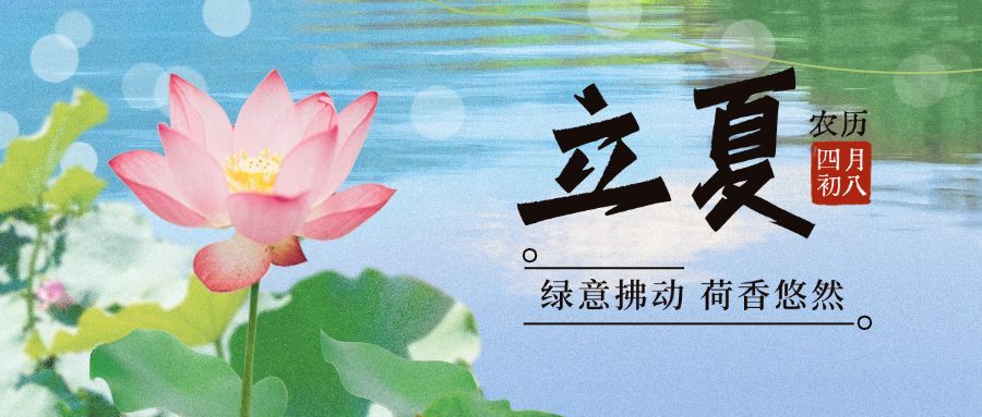 立夏通用节气祝福公众号首图预览效果
