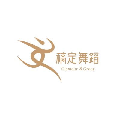 抽象几何造型瑜伽舞蹈LOGO