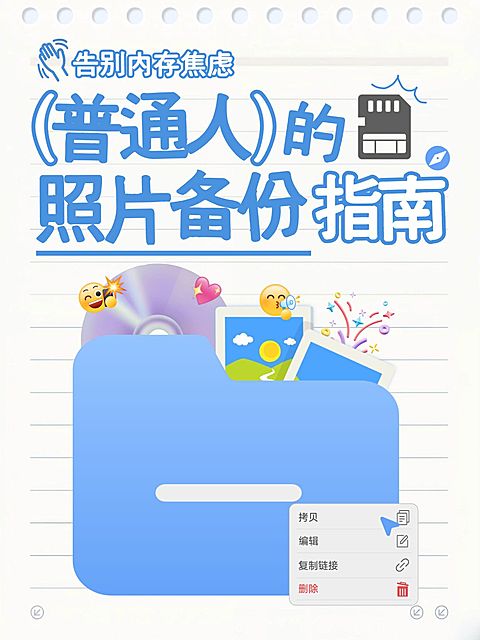 照片备份指南分享小红书封面