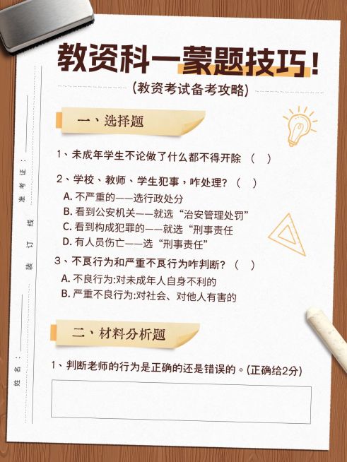 教育培训职业教育教师资格证考点梳理真题小红书小红书配图预览效果