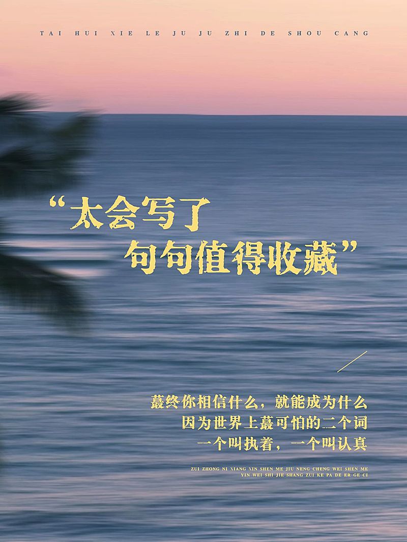 情感文案语录小红书封面