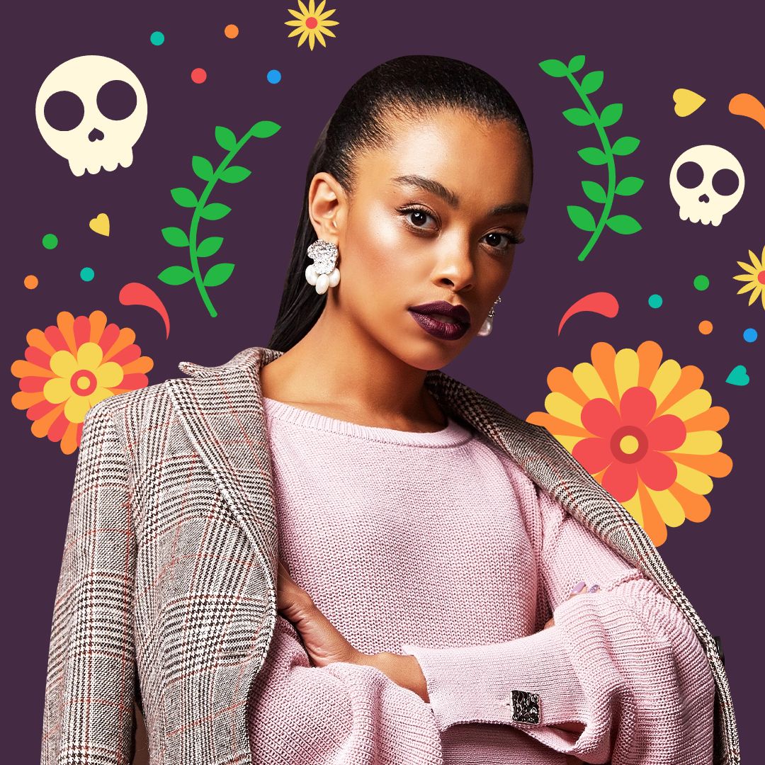 Day of the Dead Dia de Los Muertos Selfie Poster Instagram Post Image