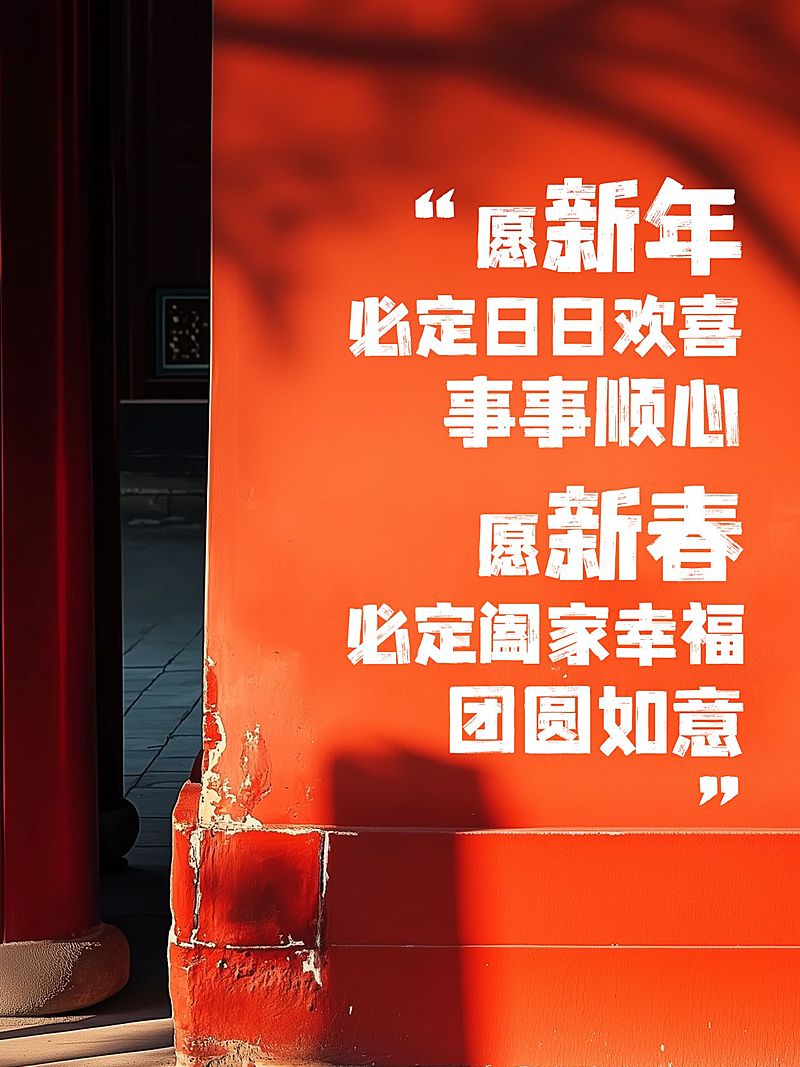 春节新年文案诗歌小红书封面aigc