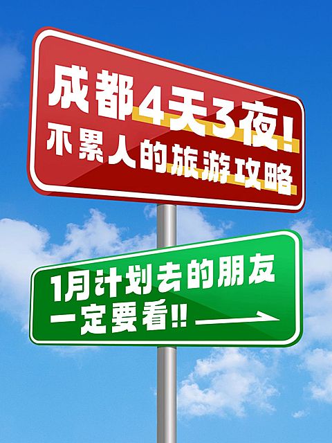 旅游路牌小红书封面aigc