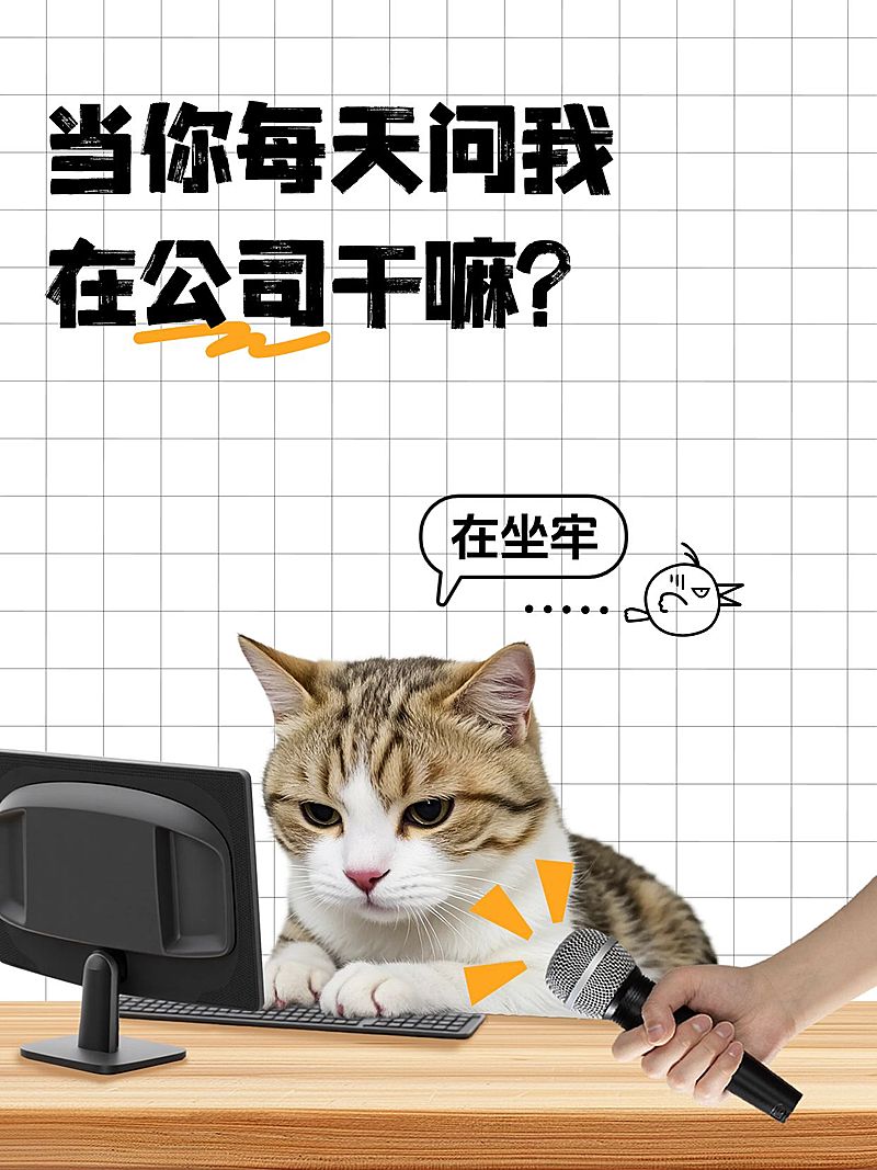 爆款吸睛大字表情包梗图小红书封面aigc