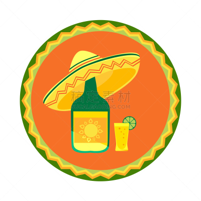 墨西哥,概念,高雅,华丽的,传统,国内著名景点,含酒精饮料,请柬,菜单,食品