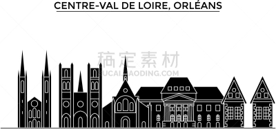 法国,特拉华,建筑,卢瓦尔河谷,奥尔良,横截面,欧洲,房屋,城镇,手指框