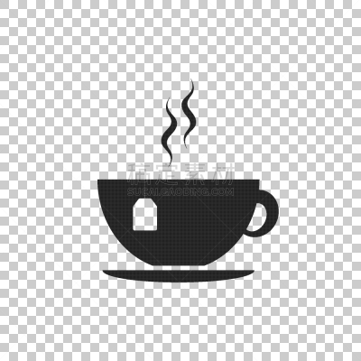 杯,图标,茶包,背景,透明,茶,饮料,热,菜单,咖啡