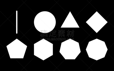 矢量,式样,形状,白色,分离着色,多样,白色背景,几何形状,背景分离,边框
