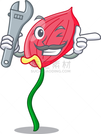 花烛属,粉色,性格,幽默,可爱的,清新,简单背景,品红色