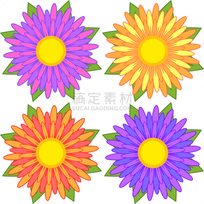 黄色,红色,条纹,紫色,蓝色,分离着色,白昼,花,布置,收集