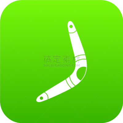 绿色,回飞棒,数字化显示,计算机图标,分离着色,传统,人,土著人,图像