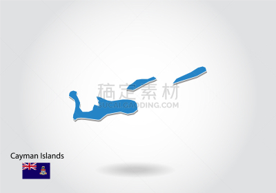 开曼群岛,式样,三维图形,青绿色,国内著名景点,商务,技术,阴影