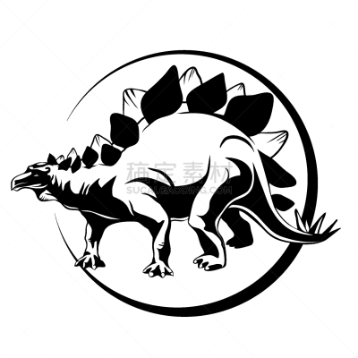 恐龙,分离着色,轮廓,白色,图像,已灭绝生物,史前时代,巨大的,剪影