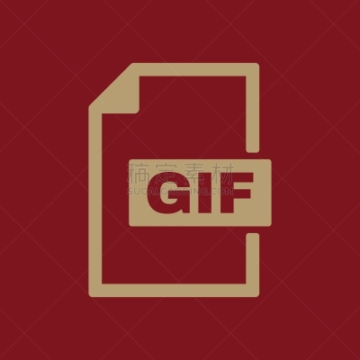 GIF动图,图标,文件,平坦的,分离着色,数据,计算机,概念