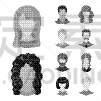 性格,标志,侧面像,专业人员,灰色,肖像,莫诺湖,女人,头发,发型