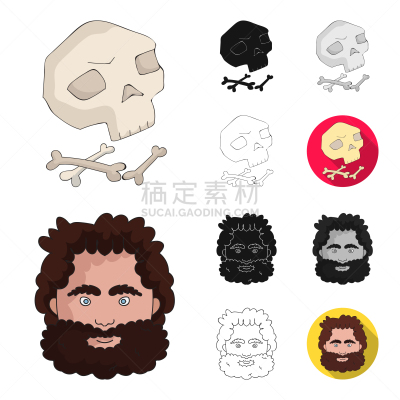 新生活,石器时代,轮廓,时间,人,男人,开端,人属,图像,收集