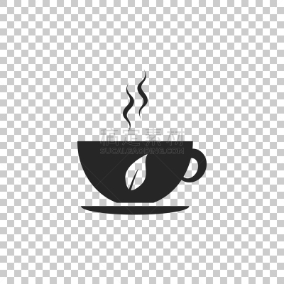 茶,杯,分离着色,叶子,透明,计算机图标,饮料,传统,热,咖啡
