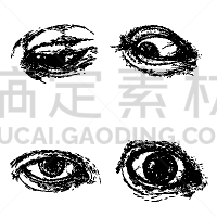 人的眼睛,方向,符号,矢量,视力,设计元素,情感,第三眼,接力赛,布置